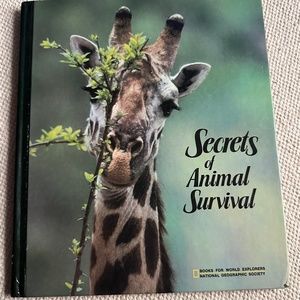Vintage National Geographic Secrets of Animal Survival (1983 Hardcover)